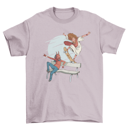 Jesus Skateboarding, Christian Tee, Skater, Skateboarder t-shirt
