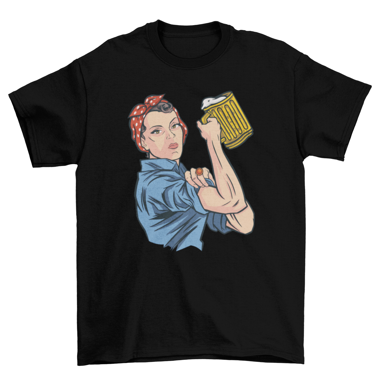 Beer woman t-shirt