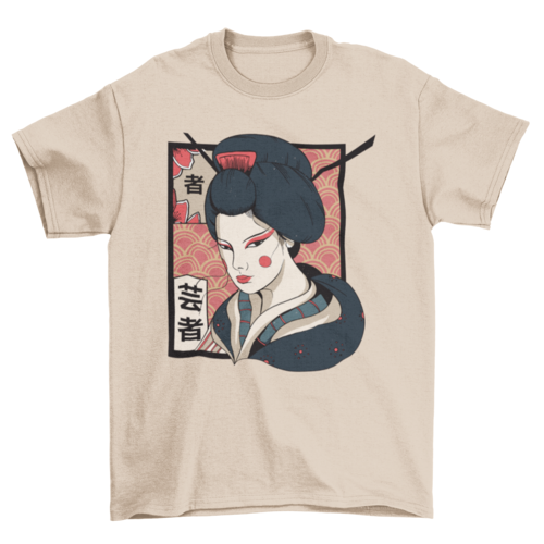 Traditional geisha t-shirt