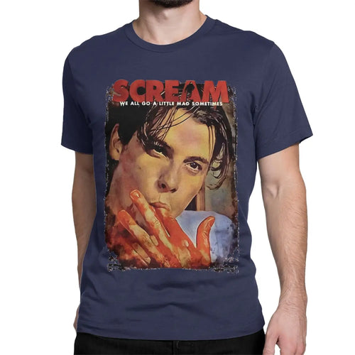 Scream Movie Billy Loomis T Shirt Men Women's Pure Cotton Humorous