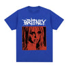 Britney Spears Metal Rock Graphic T-shirt Men Women Fashion Hip Hop T