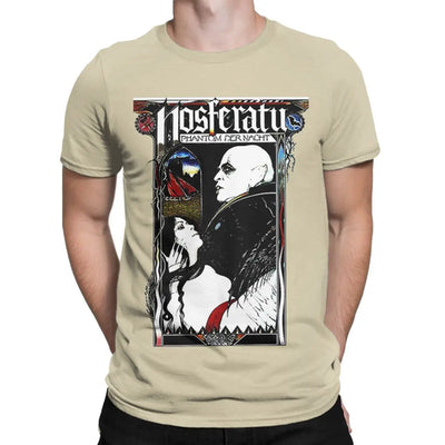 Nosferatu 1922 Horror Movie Vampire Men's T Shirts Dracula Halloween