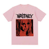 Britney Spears Metal Rock Graphic T-shirt Men Women Fashion Hip Hop T