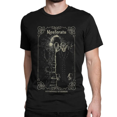 Crazy Horror Halloween Nosferatu Vampire T-Shirts Men Women Crewneck