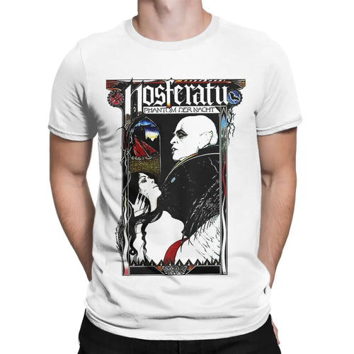 Nosferatu 1922 Horror Movie Vampire Men's T Shirts Dracula Halloween