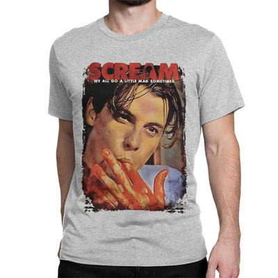 Scream Movie Billy Loomis T Shirt Men Women's Pure Cotton Humorous