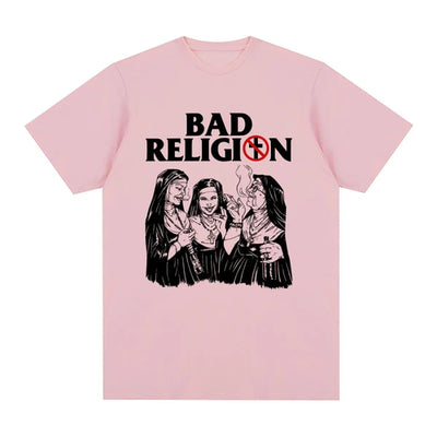 BAD RELIGION Vintage T-shirt Punk Rock American Cotton Casual Homme