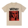 Britney Spears Metal Rock Graphic T-shirt Men Women Fashion Hip Hop T