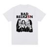 BAD RELIGION Vintage T-shirt Punk Rock American Cotton Casual Homme