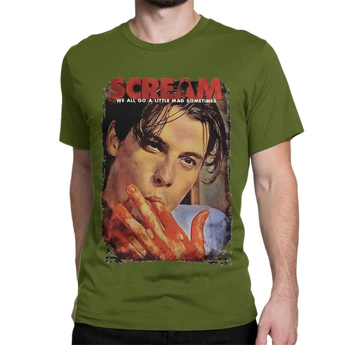 Scream Movie Billy Loomis T Shirt Men Women's Pure Cotton Humorous