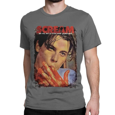 Scream Movie Billy Loomis T Shirt Men Women's Pure Cotton Humorous