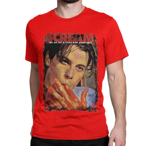 Scream Movie Billy Loomis T Shirt Men Women's Pure Cotton Humorous