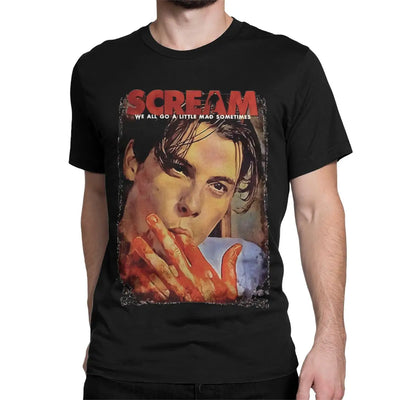 Scream Movie Billy Loomis T Shirt Men Women's Pure Cotton Humorous