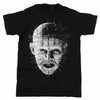 Hellraiser - Movie Pinhead Up-Close T-Shirt. Summer Cotton O-Neck