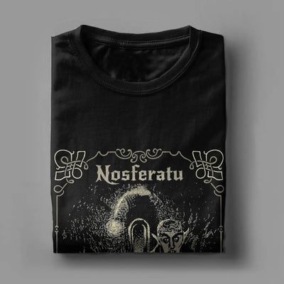 Crazy Horror Halloween Nosferatu Vampire T-Shirts Men Women Crewneck