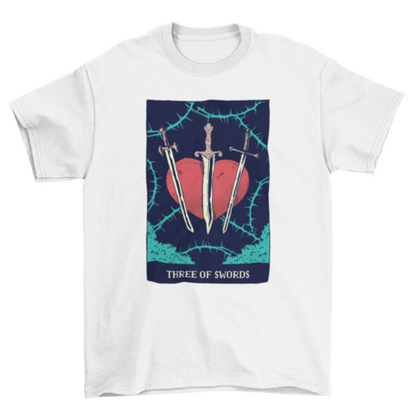 Swords Tarot Card T-Shirt