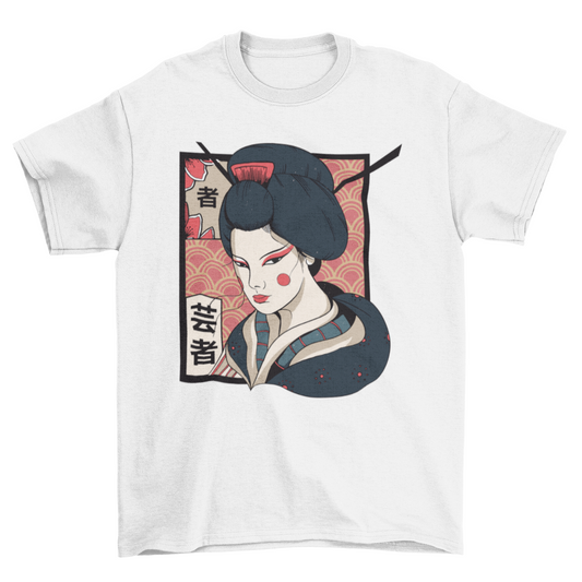 Traditional geisha t-shirt