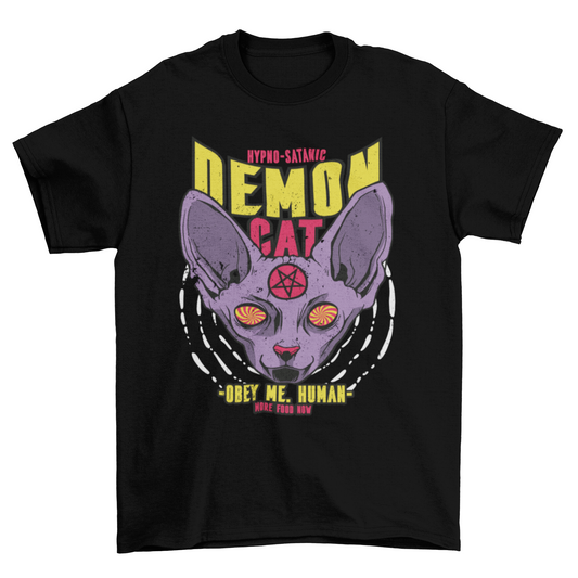 Sphinx cat animal satanic t-shirt