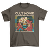 cult movie night  monster t-shirt design