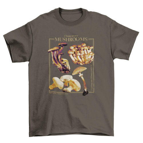 Cottagecore mushrooms t-shirt