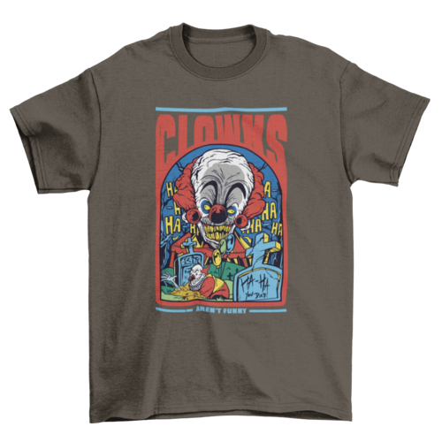 Horror clown t-shirt