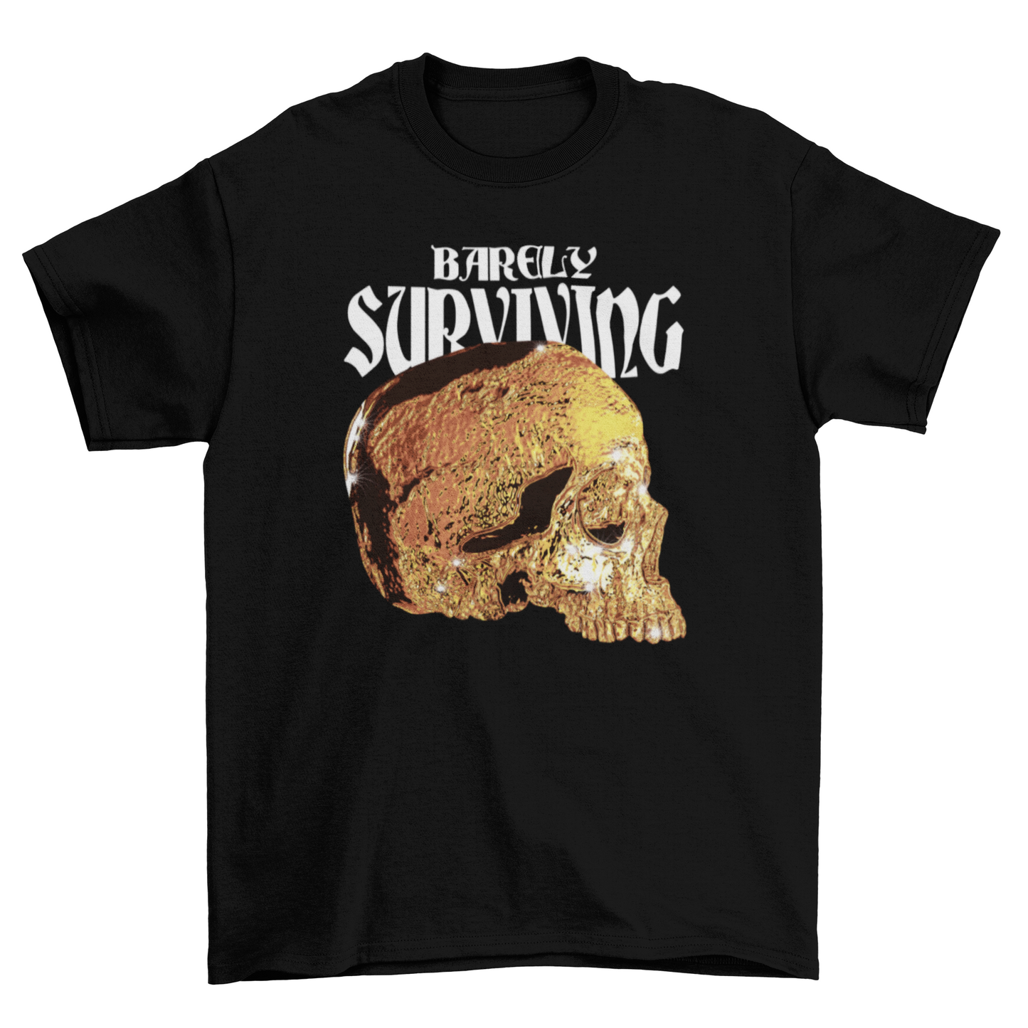 Golden skull t-shirt