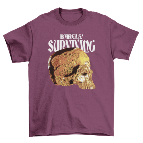 Golden skull t-shirt