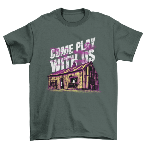 Horror haunted house t-shirt