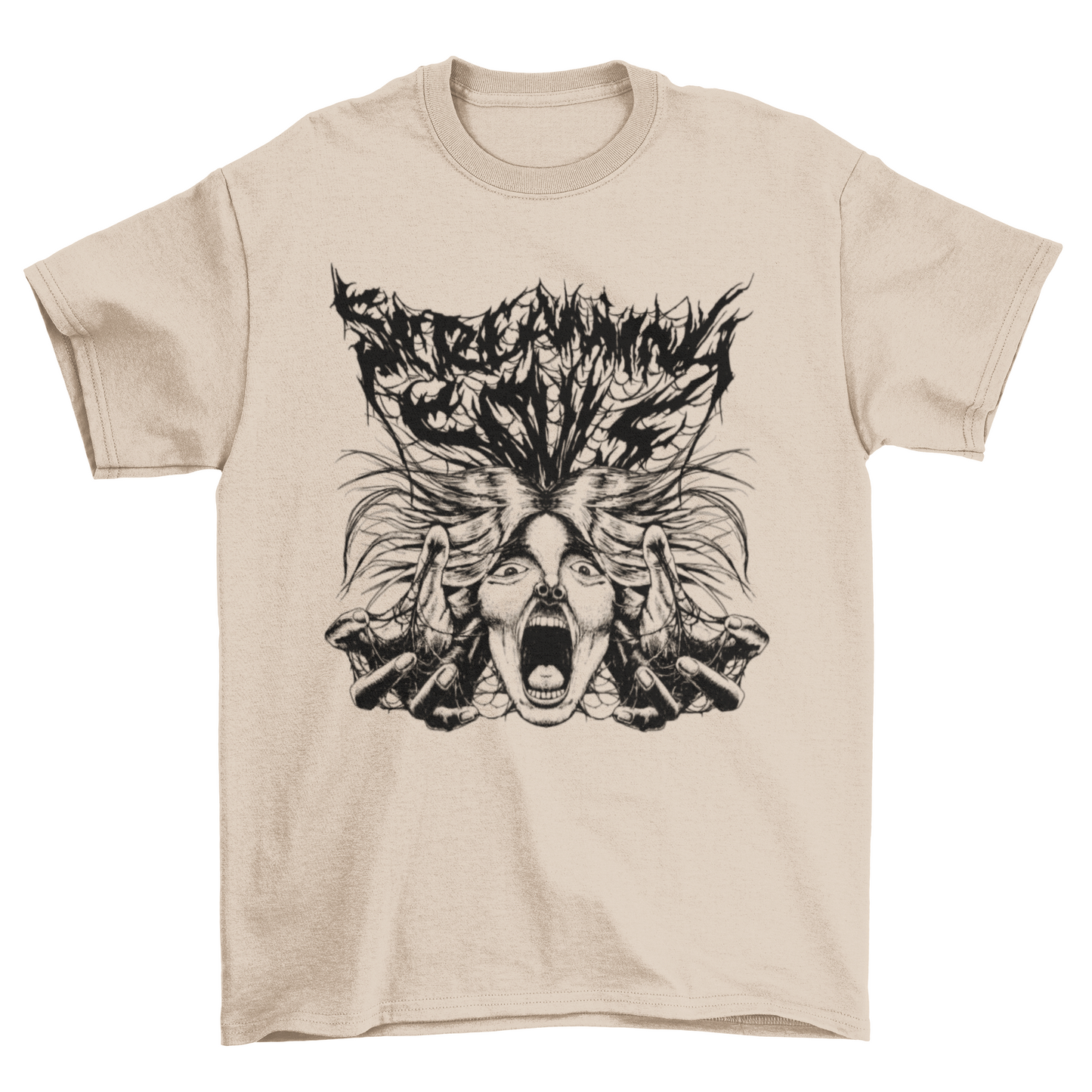 Horror halloween hand drawn t-shirt