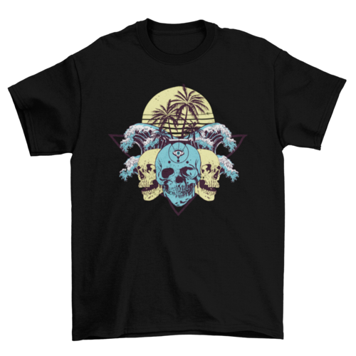 Tropical Skulls T-shirt