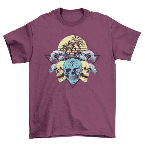 Tropical Skulls T-shirt