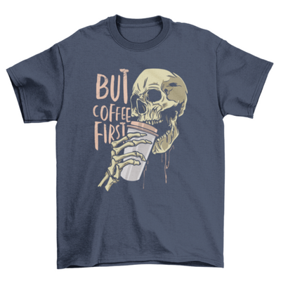 Coffee skull t-shirt