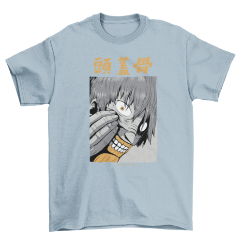 Japanese Dark Creepy Horror anime monster creature Halloween T-shirt