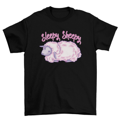 Sleepy Sheepy T-shirt Design