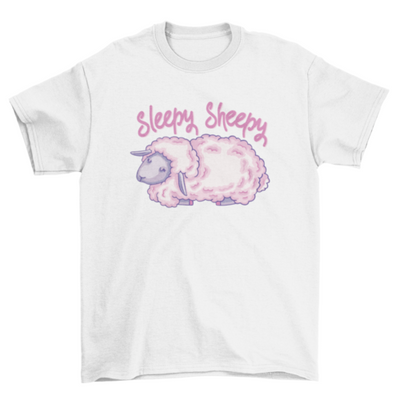 Sleepy Sheepy T-shirt Design