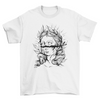 Dark greek statue statue t-shirt